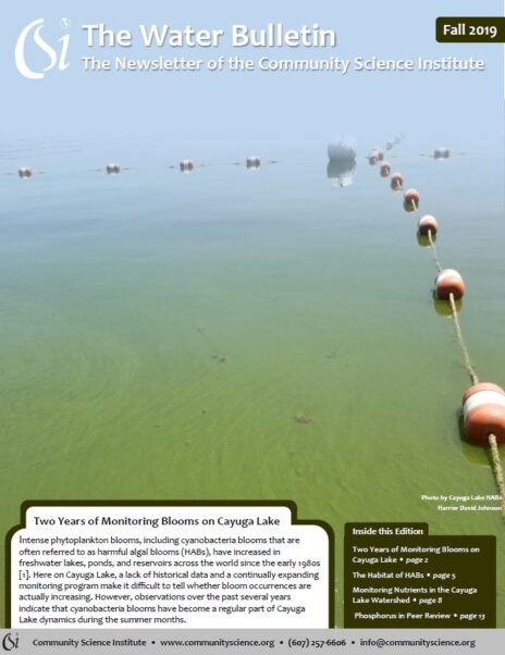 Fall 2019 Water Bulletin Cover