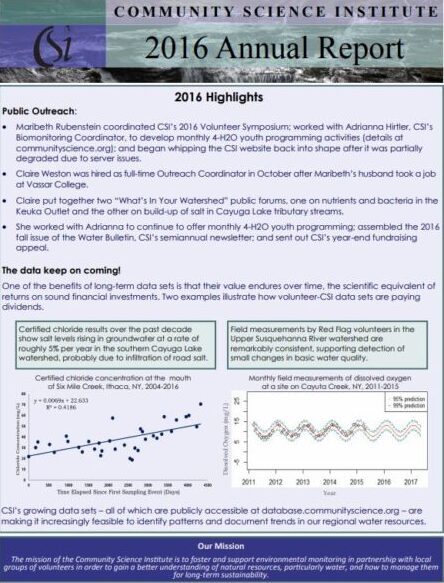 2016 Annual Report Cover