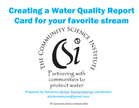 water quality report card