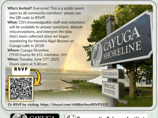 Cayuga Shoreline Save the Date portrait w RSVP